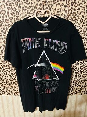Pink Floyd Black Band Tee with Faded Logo
